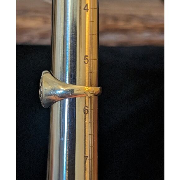 Marked 925 Sterling Silver Minimalist Tree of Life Ring Size 5.75 - Picture 5 of 5